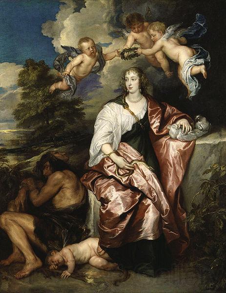 Dyck, Anthony van Portrait of Venetia, Lady Digby